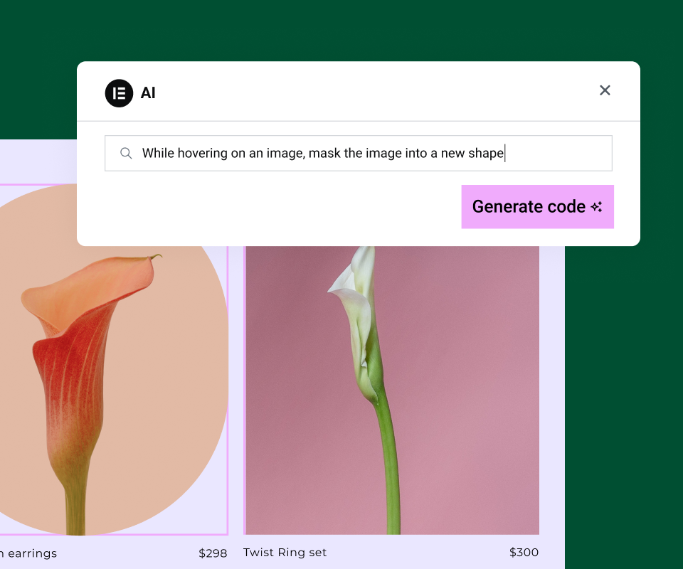 Elementor AI Generate Code